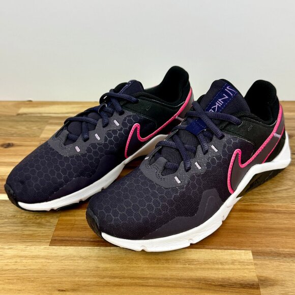 Nike Legend Essential 2 Purple Athletic Trainer CQ9545-014 Shoes Womens Size 6.5 - Picture 1 of 9